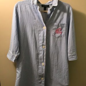 Ralph Lauren sleep shirt size M